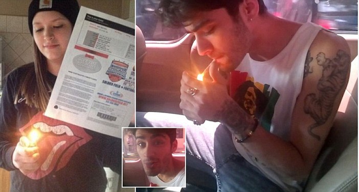 Zayn dan Louis `Nyimeng`, Penggemar One Direction Bakar Tiket Konser
